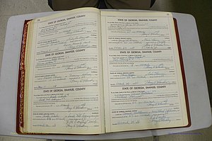 Emanuel Co, GA, Marriages Book K, 1949 - 1955, P 024-025.JPG