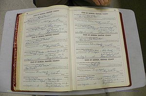 Emanuel Co, GA, Marriages Book K, 1949 - 1955, P 040-041.JPG