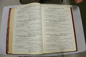 Emanuel Co, GA, Marriages Book K, 1949 - 1955, P 108-109.JPG