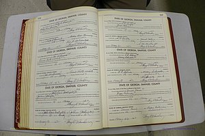 Emanuel Co, GA, Marriages Book K, 1949 - 1955, P 116-117.JPG
