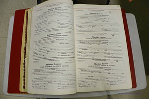 Emanuel Co, GA, Marriages Book L, 1952 - 1962, P 042-043.JPG