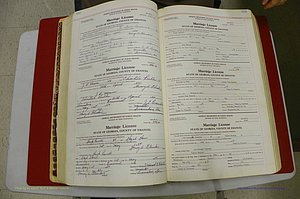 Emanuel Co, GA, Marriages Book L, 1952 - 1962, P 122-123.JPG