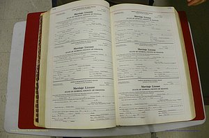 Emanuel Co, GA, Marriages Book L, 1952 - 1962, P 144-145.JPG