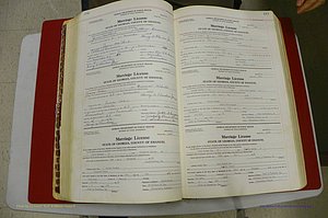Emanuel Co, GA, Marriages Book L, 1952 - 1962, P 156-157.JPG