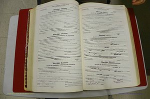Emanuel Co, GA, Marriages Book L, 1952 - 1962, P 162-163.JPG