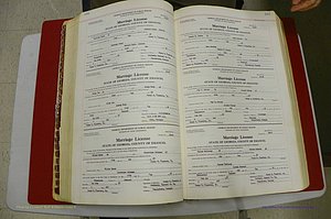 Emanuel Co, GA, Marriages Book L, 1952 - 1962, P 166-167.JPG