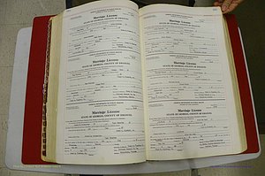 Emanuel Co, GA, Marriages Book L, 1952 - 1962, P 180-181.JPG