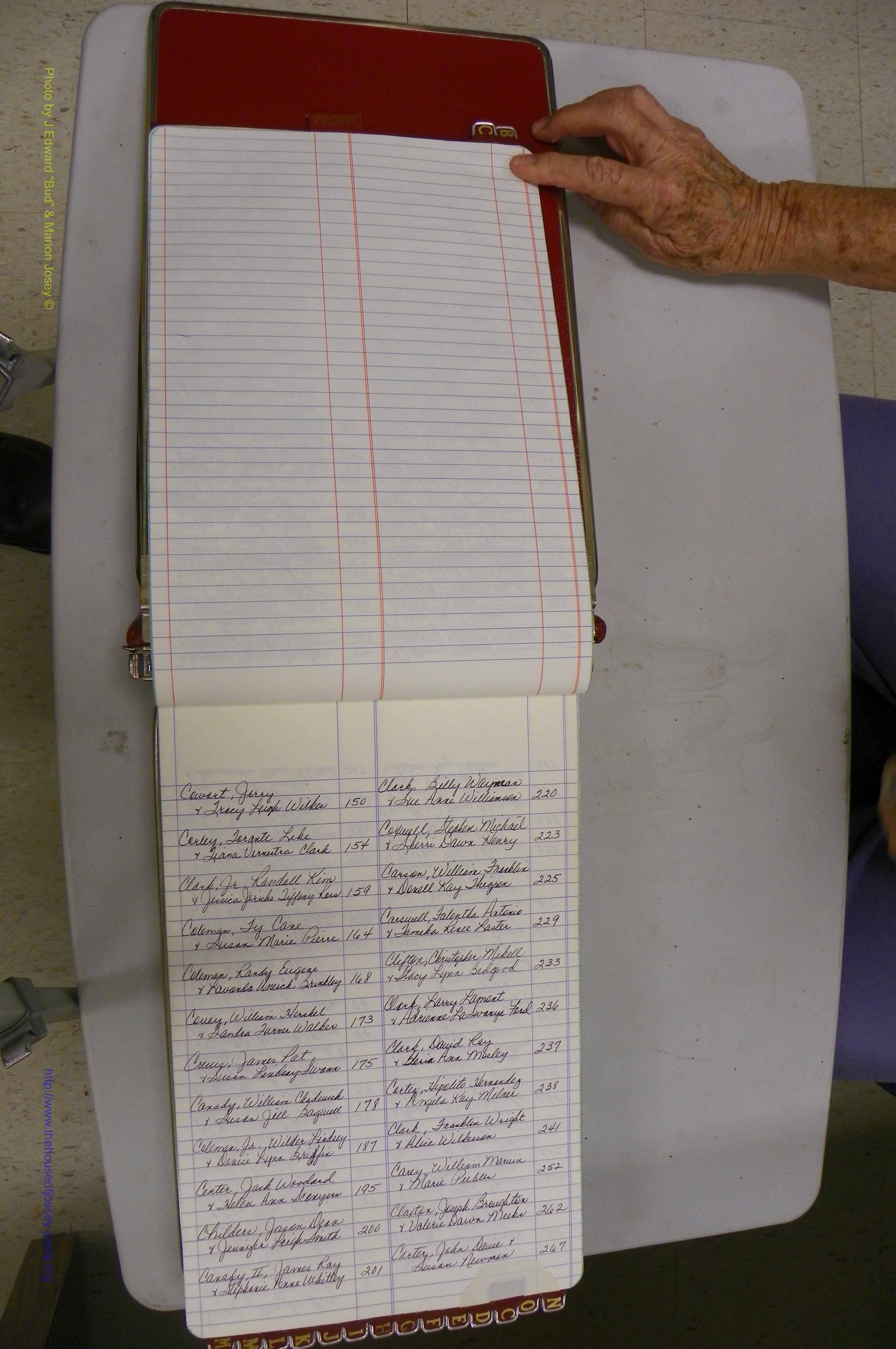 Emanuel Co, GA, Marriages Book R, 1898 - 2003, Index C2.JPG