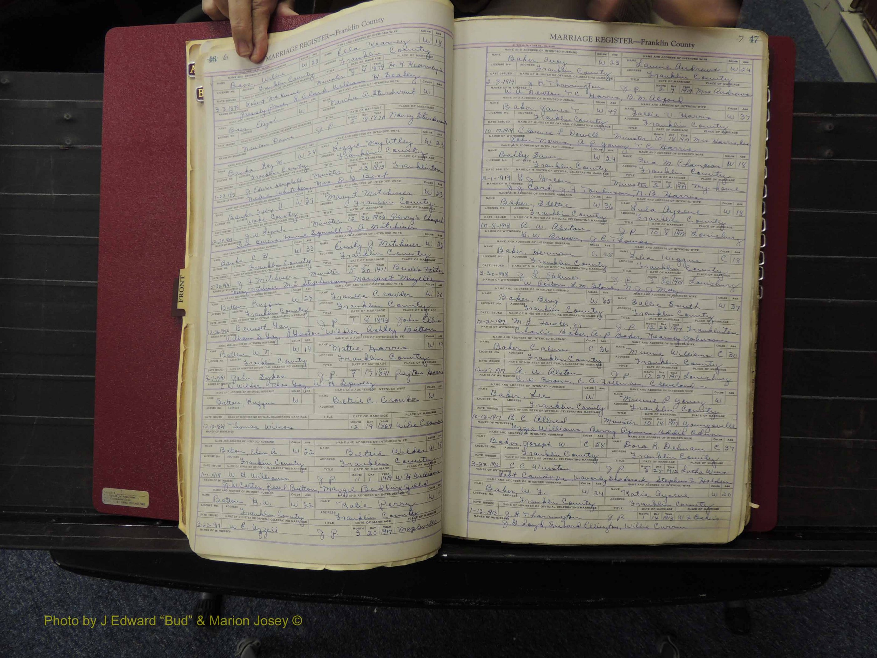 Franklin Co, NC, Marriages, A-M, 1869-1918 (128).JPG