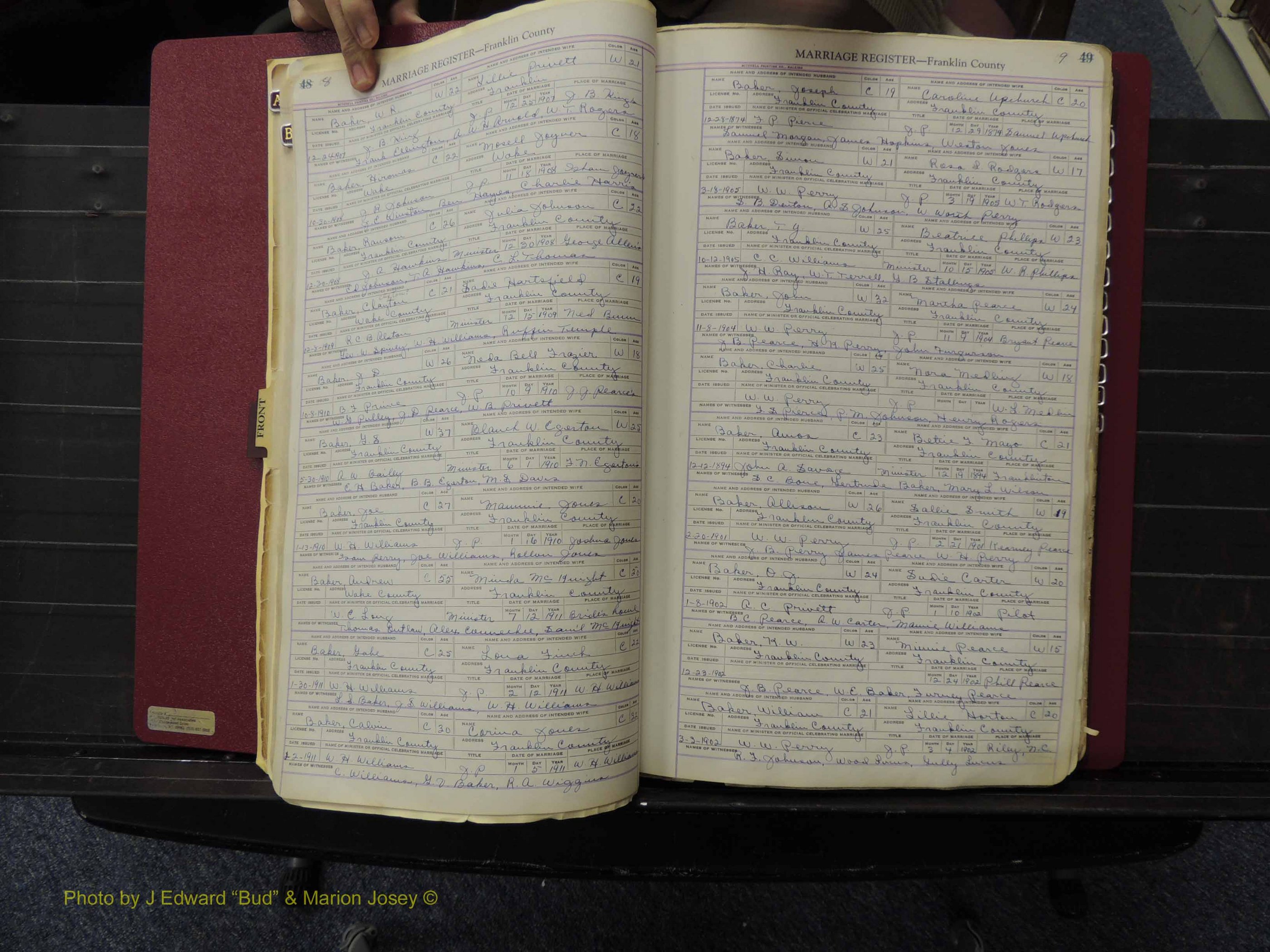 Franklin Co, NC, Marriages, A-M, 1869-1918 (129).JPG