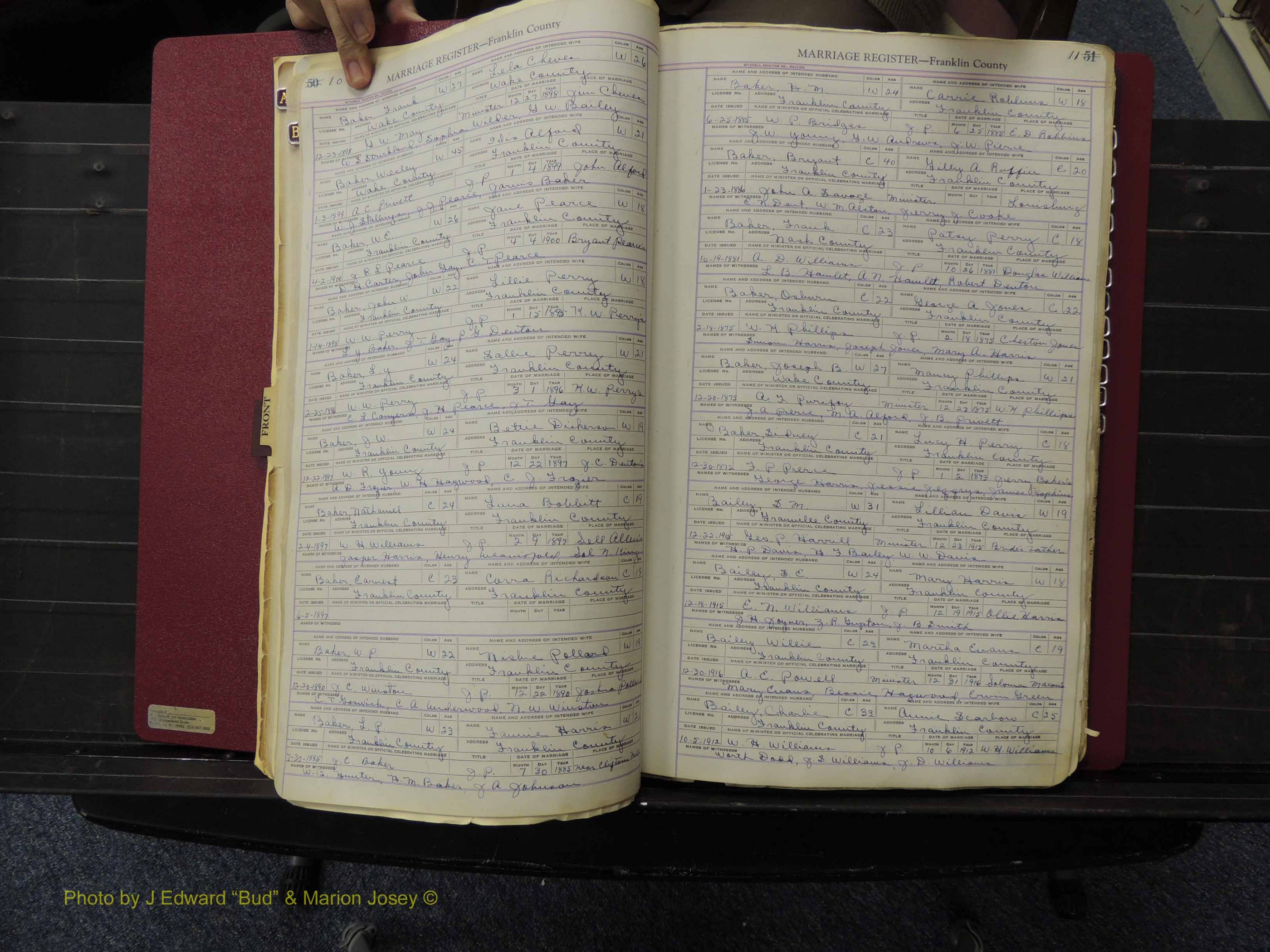 Franklin Co, NC, Marriages, A-M, 1869-1918 (130).JPG
