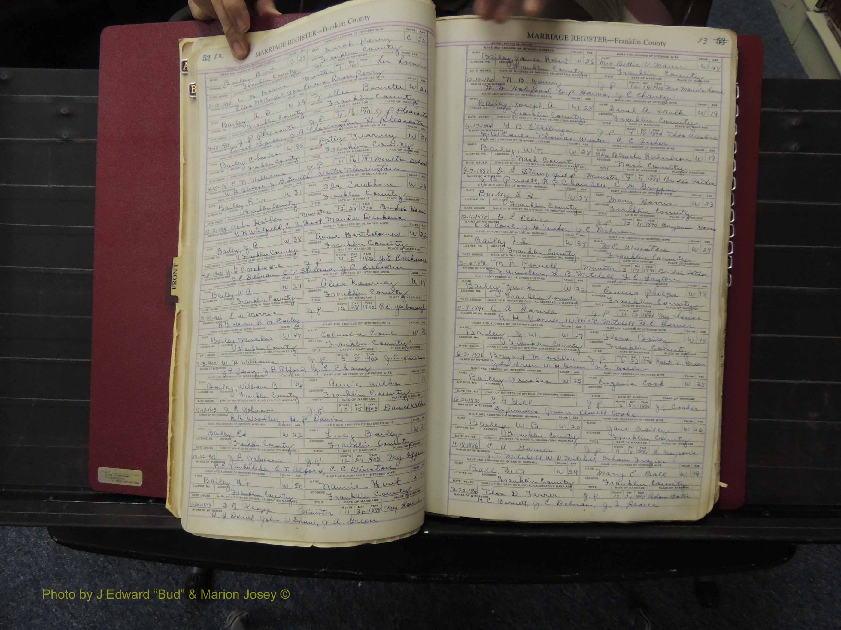 Franklin Co, NC, Marriages, A-M, 1869-1918 (131).JPG