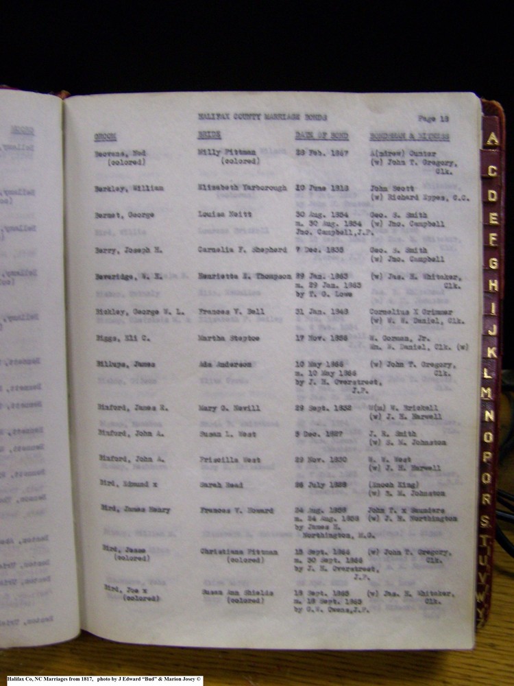 Index B-9, pg 18, Halifax Co, NC, Marriage Bonds from 1817 031.jpg