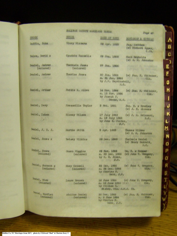 Index D-1, pg 47, Halifax Co, NC, Marriage Bonds from 1817 060.jpg