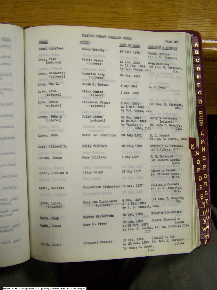 Index L-9, pg 122, Halifax Co, NC, Marriage Bonds from 1817 135.jpg