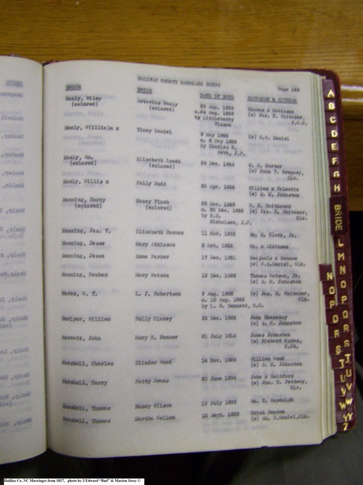 Index M-5, pg 128, Halifax Co, NC, Marriage Bonds from 1817 141.jpg