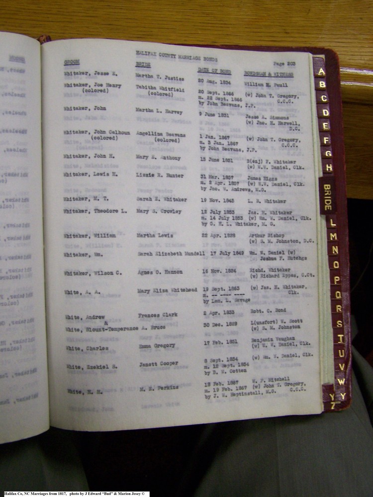 Index W-8, pg 203, Halifax Co, NC, Marriage Bonds from 1817 218.jpg