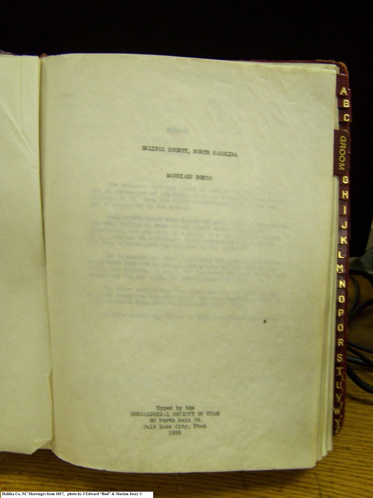 Index, Halifax Co, NC, Marriage Bonds from 1817 010.jpg
