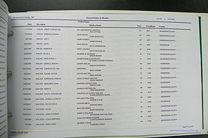Henderson Co, NC, Death Index, 1991 -2008, (910).JPG