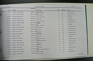Henderson Co, NC, Death Index, 1991 -2008, (916).JPG