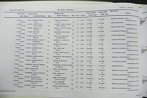 Henderson Co, NC, Marriages Male & Female, 2000 - 2004, (005).JPG