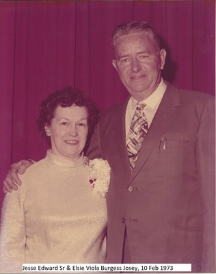 A 9, Jesse Edward & Elsie Viola Burgess Josey, 10 Feb 1973, Buds Mother & Father.jpg