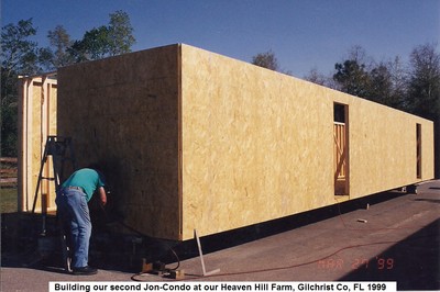 F, Building our second Jon-Condo at our Heaven Hill Farm, Gilchrist Co, FL, 9.jpg