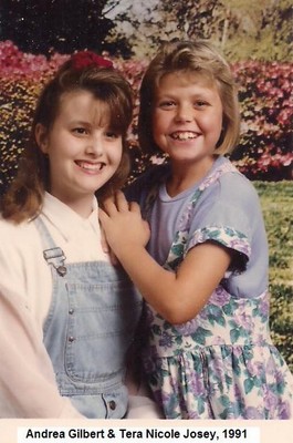 Gi, Andrea Lee Gilbert & Tera Nicole Josey, 1991.jpg