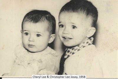 J, Christopher Lee & Cheryl Lee Josey, 1958.jpg