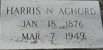 Achord, Harris Newton, Mount Zion Cemetery, Laurens Co, GA.jpg