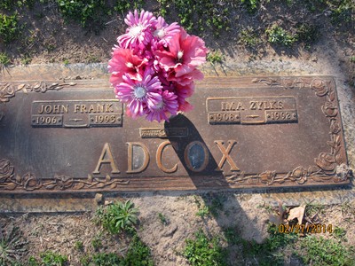 Adcox, John Franklin & Ima Loveeta Zylks, Cathedral Cem, Smith Co, TX.jpg