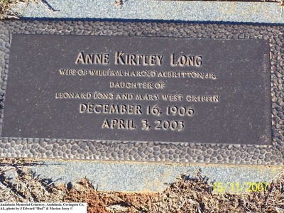 Albritton, Anne Kirtley Long, Andalusia Memorial Cem, Covington Co, AL.jpg