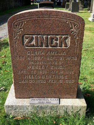 Zink, Wesley Theodore & Clara Amelia Josey, Camp Hill Cem, Halifax Co, Nova Scotia.jpeg