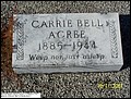 Acree, Carrie Bell, Red Oak Baptist Church Cem, Covington Co, AL.jpg