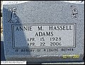 Adams, Annie M Hassell, Fairmount Baptist Church Cemetery, Red Level, Covington Co, AL 067.jpg