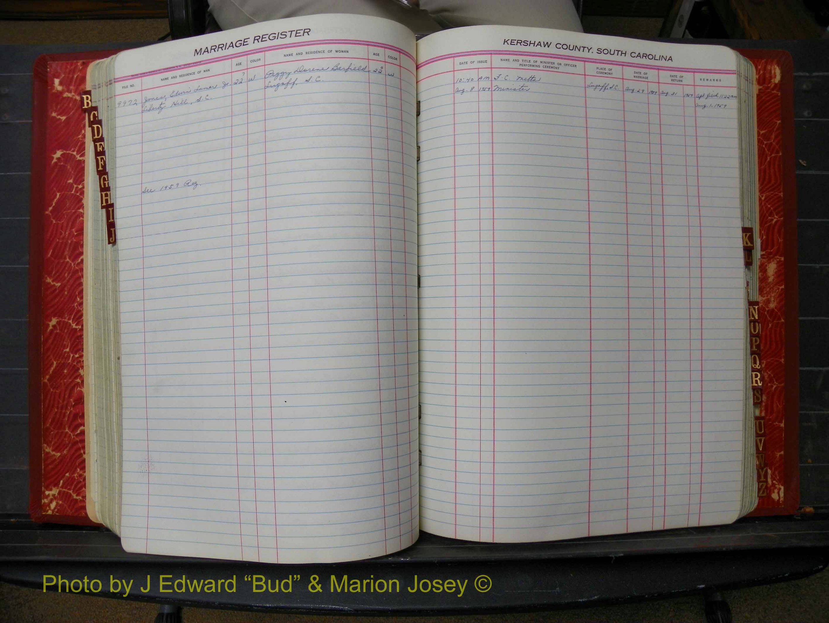 Kershaw Marriages, 1944-1960, White Index J (203).JPG