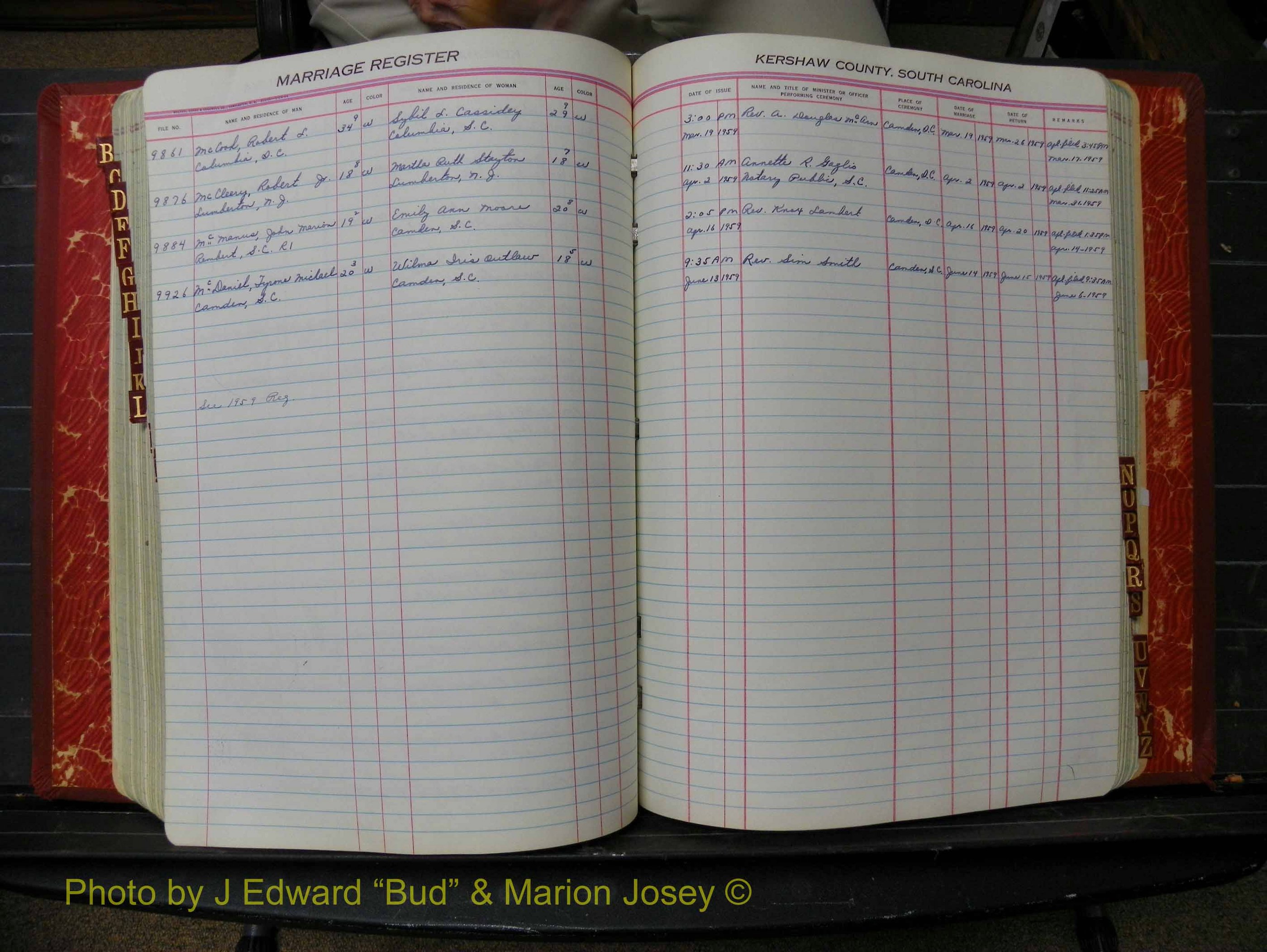 Kershaw Marriages, 1944-1960, White Index Mc (237).JPG