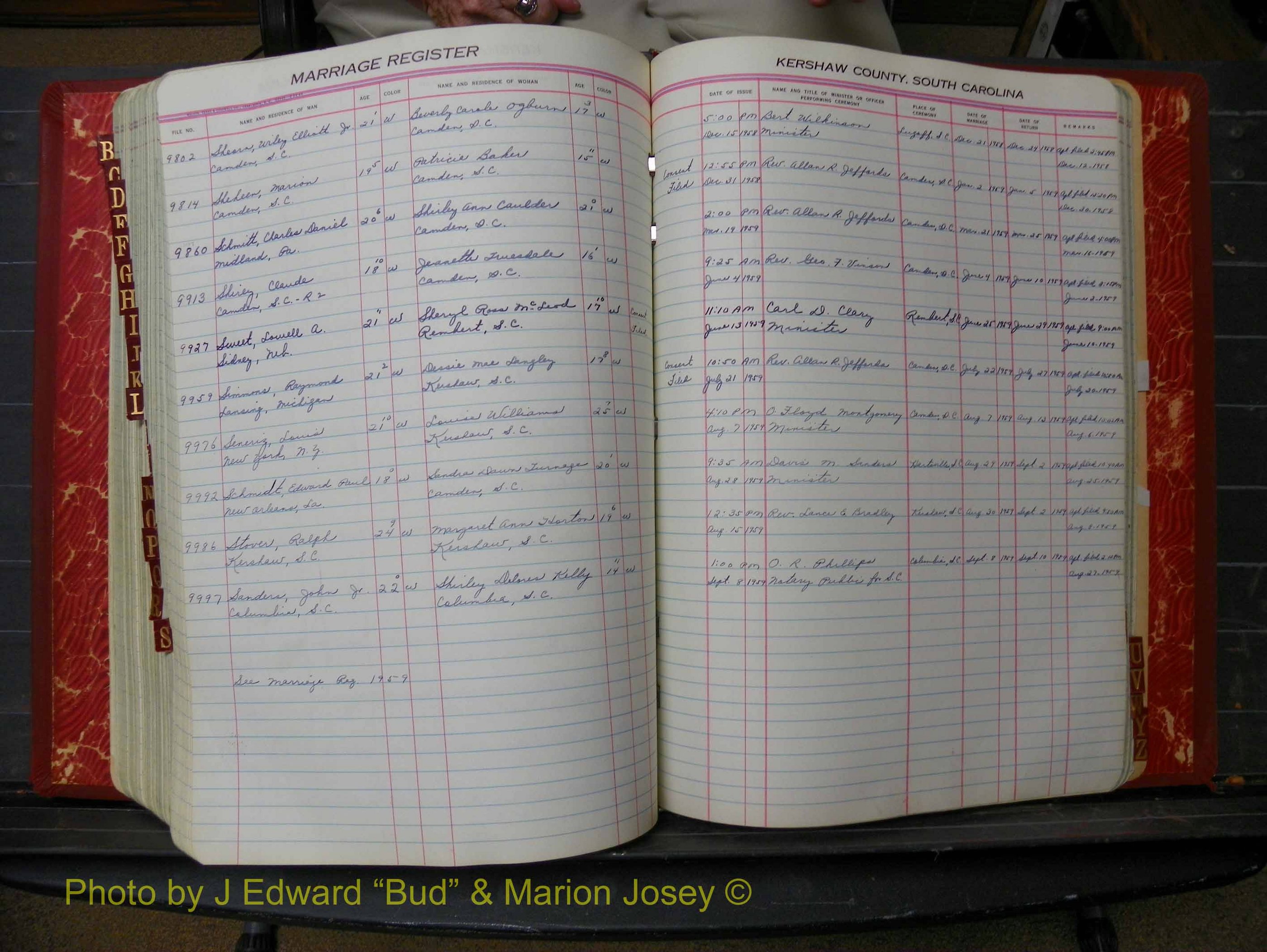 Kershaw Marriages, 1944-1960, White Index S (284).JPG