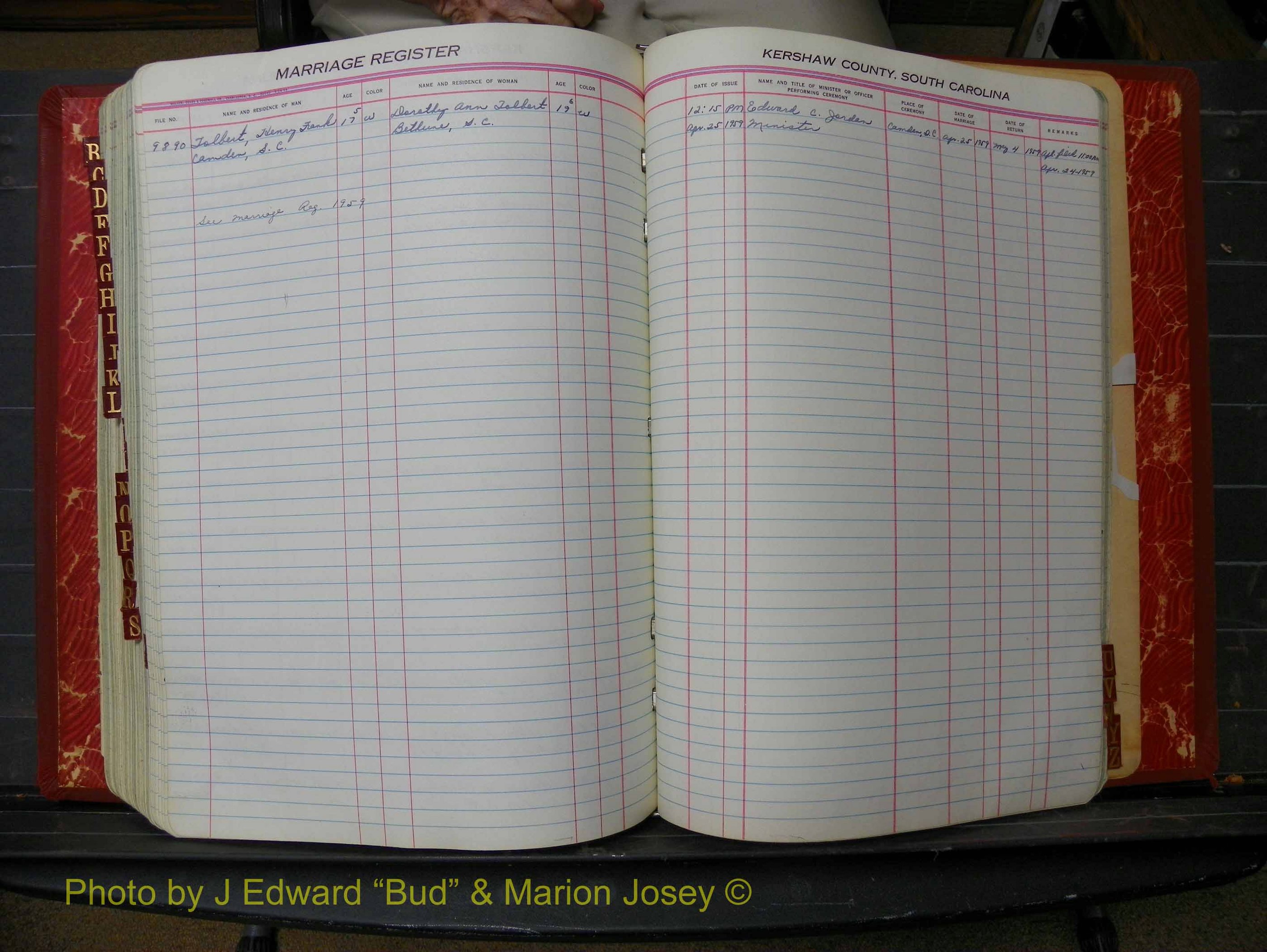 Kershaw Marriages, 1944-1960, White Index T (294).JPG