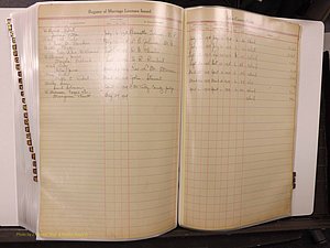 Lake Co, FL Marriage Book 1, 1912-1929 Index W15.JPG