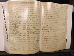Lake Co, FL Marriage Book 1, 1912-1929 Index W9.JPG