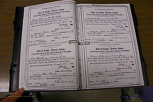 Laurens Co, GA, Marriages 1870 - 1879, P 004-005.JPG