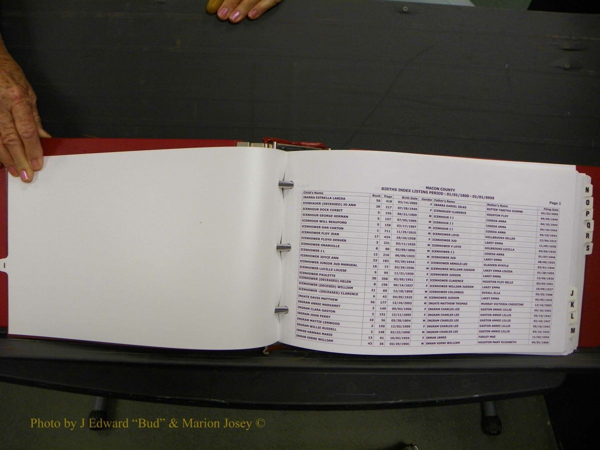 Macon Births, A-Z, 1915-2008 299.JPG