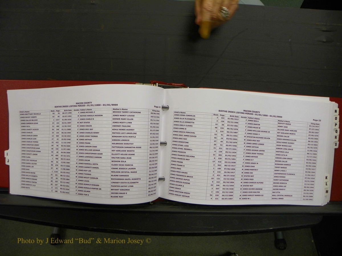 Macon Births, A-Z, 1915-2008 312.JPG