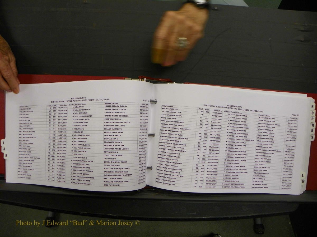 Macon Births, A-Z, 1915-2008 325.JPG