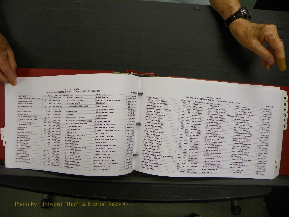 Macon Births, A-Z, 1915-2008 327.JPG