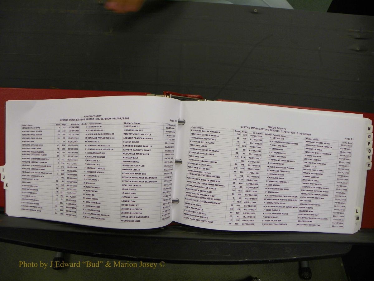 Macon Births, A-Z, 1915-2008 330.JPG