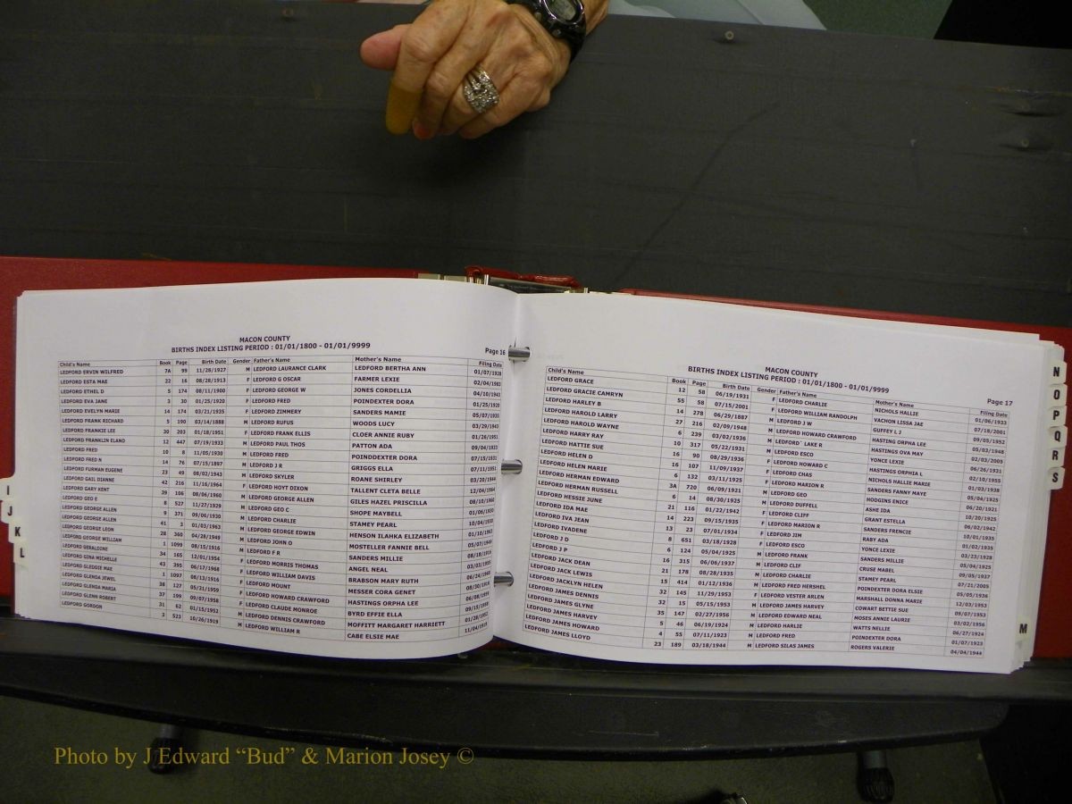 Macon Births, A-Z, 1915-2008 339.JPG