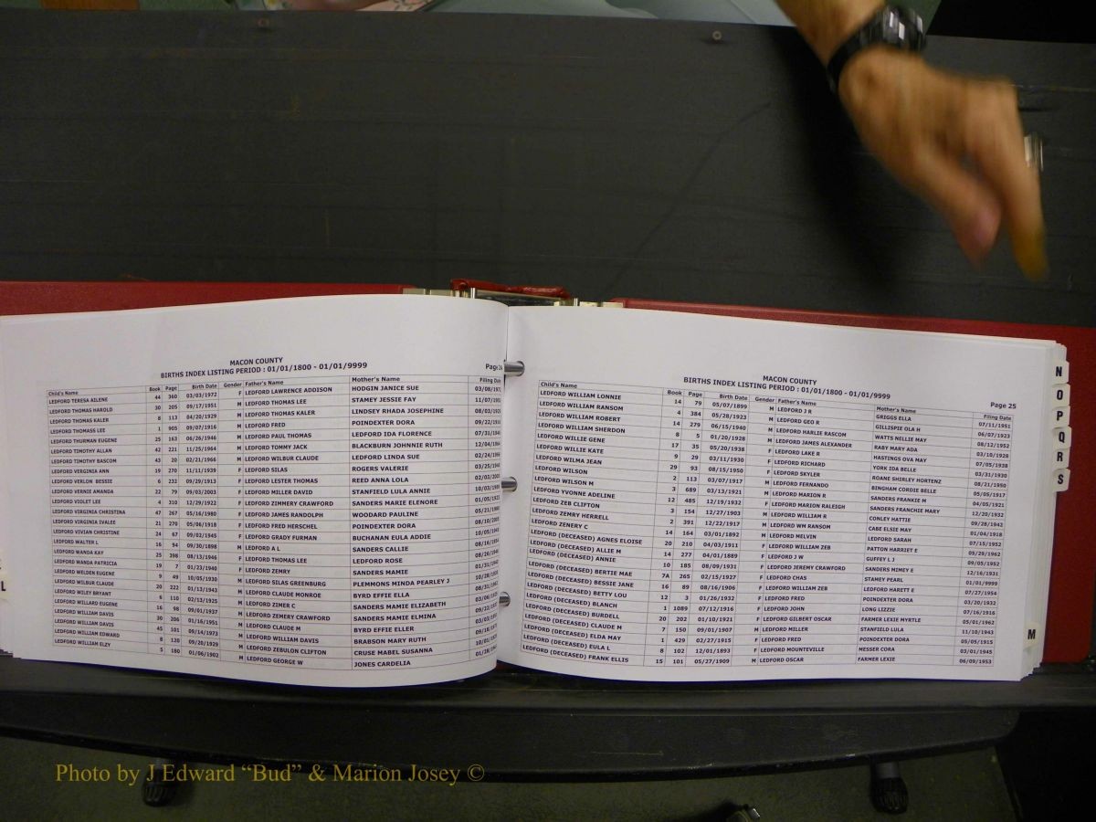 Macon Births, A-Z, 1915-2008 343.JPG