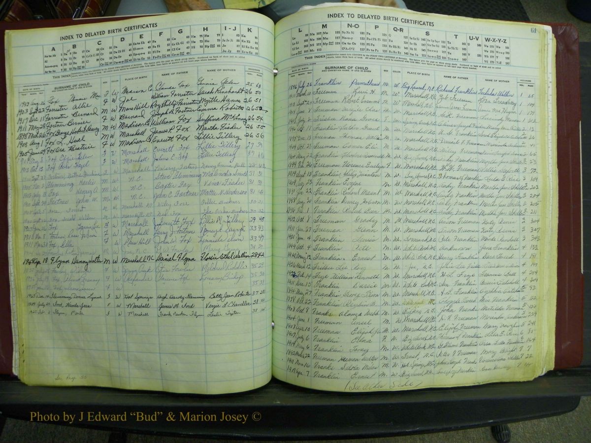 Madison Births, Delayed  + Book 1, A-K 064.JPG
